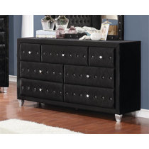 Black bling dresser discount